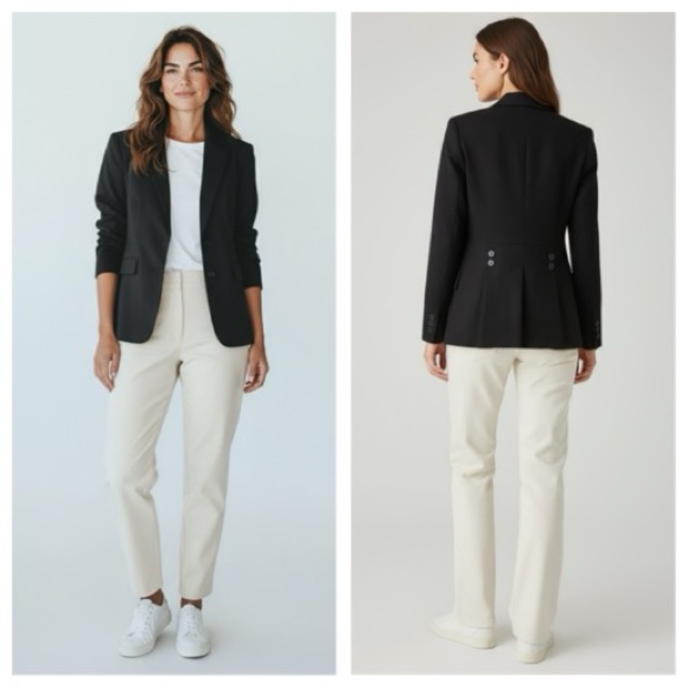 Vertigo pour la Ville Elegant Black Women's Blazer - Picture 4 of 12